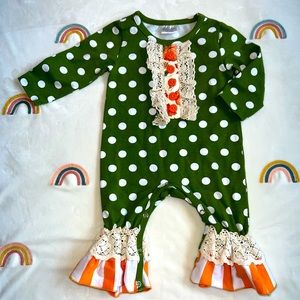 Baby Girls Fall Romper